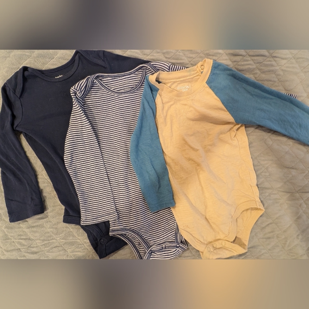 24M Set of Three Baby Bodysuits